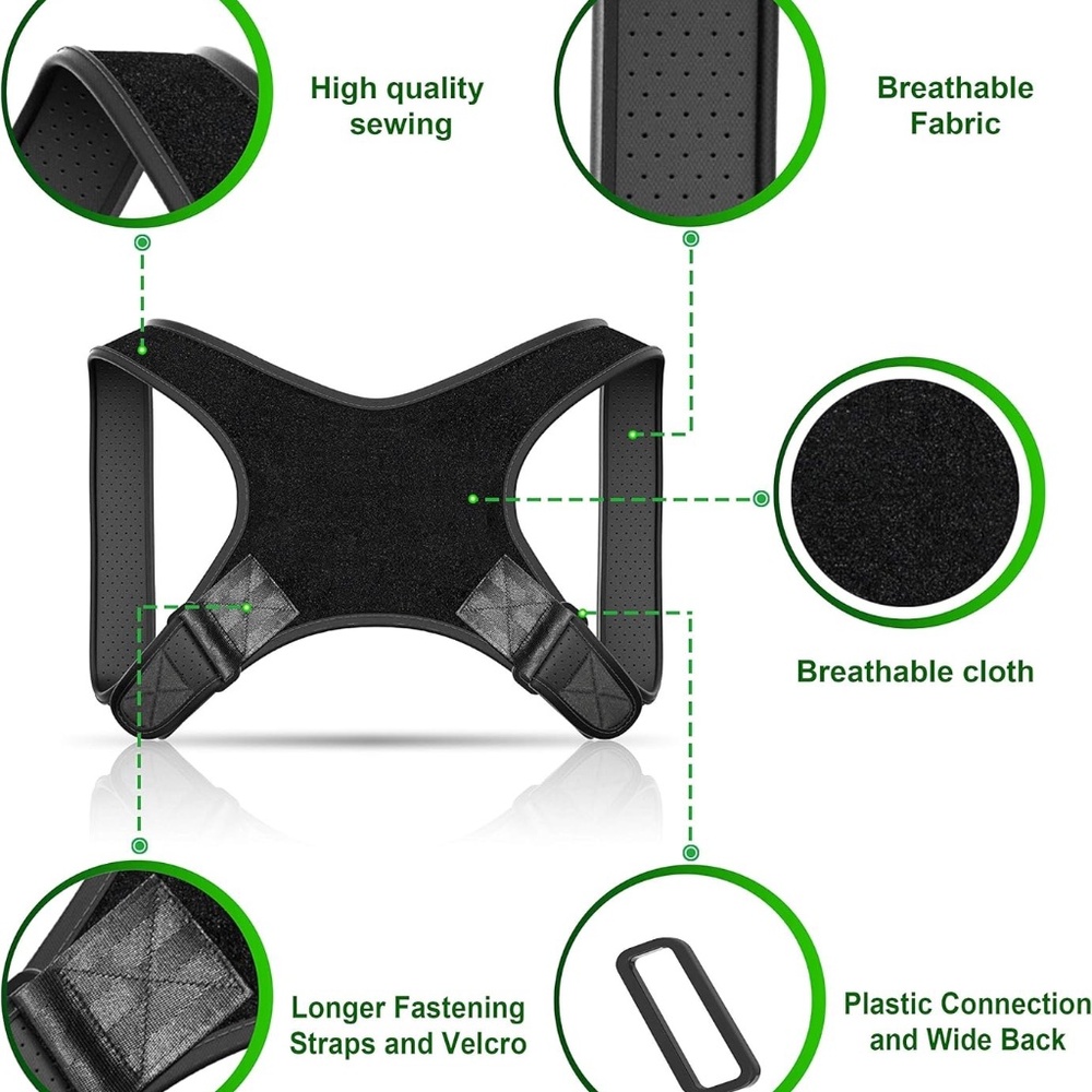 Posture Corrector Adjustable Back Straightener Fo… - image 3